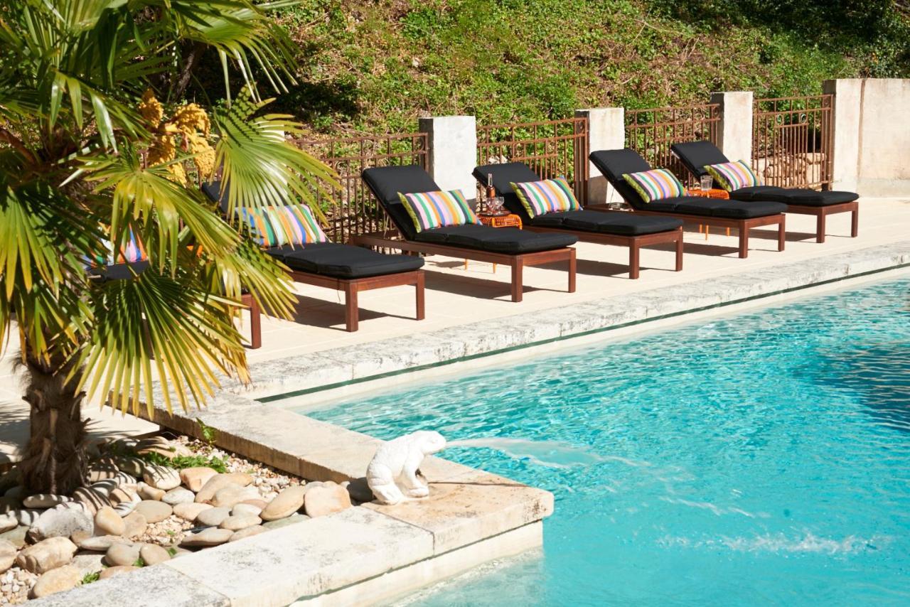 La Bergerie Pradel Bed & Breakfast Le Beaucet ภายนอก รูปภาพ